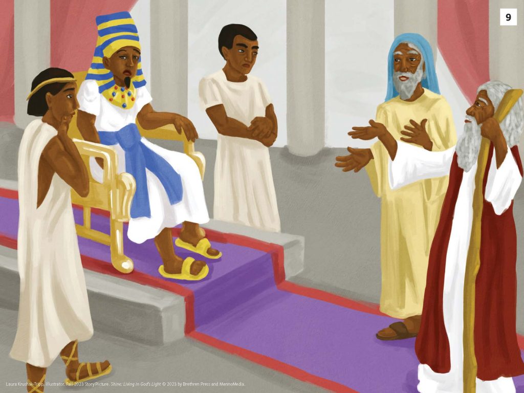 Moses Confronts Pharaoh
