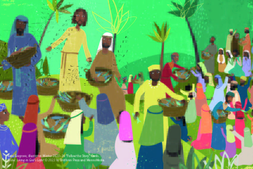 Jesus Feeds 5,000 People